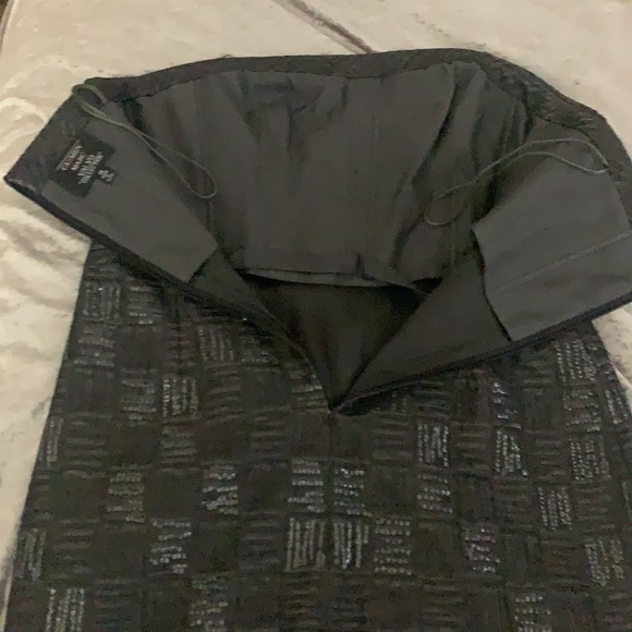 Grey strapless sequenced evening  dress - Picture 6 of 11